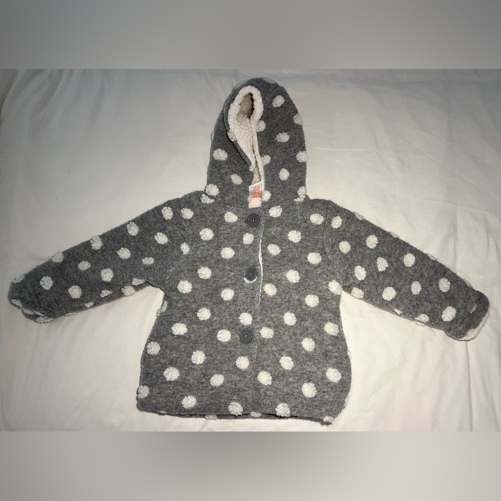 Cat and Jack Girls Bundle of 4 
Jacket and Jerseys 
Size 12-18 months